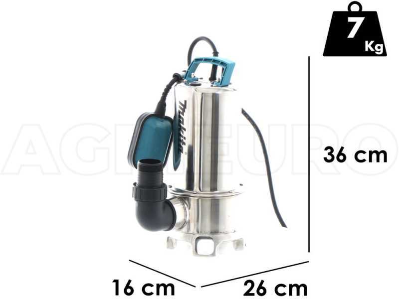 Makita PF1110 - Pompa sommersa elettrica per acque scure - 1100W
