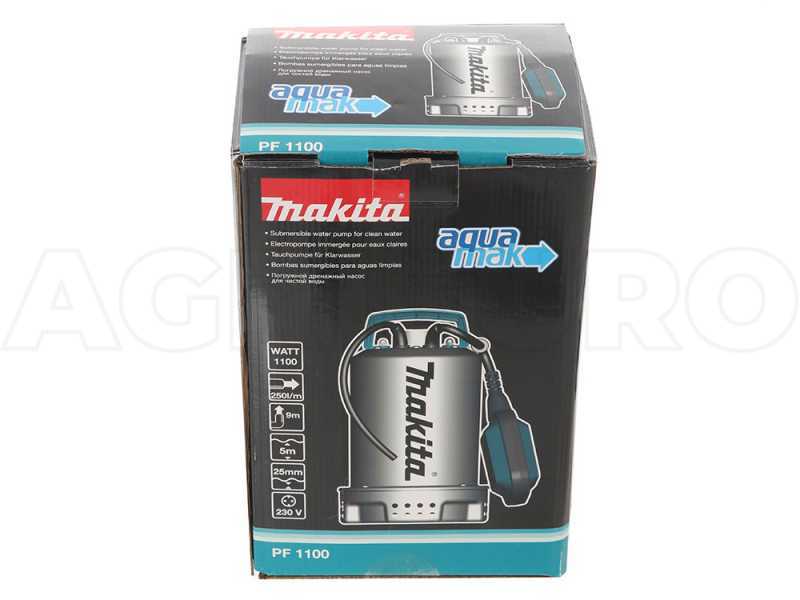 Makita PF1100 - Pompa sommersa elettrica per acque chiare - 1100W