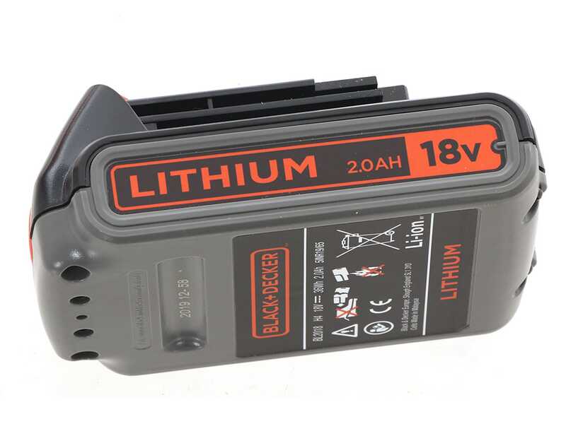 Black &amp; Decker GTC1845L20-QW - Tagliasiepi a batteria 18V/2Ah  + in omaggio batteria 18V 2Ah - Lama da 45 cm