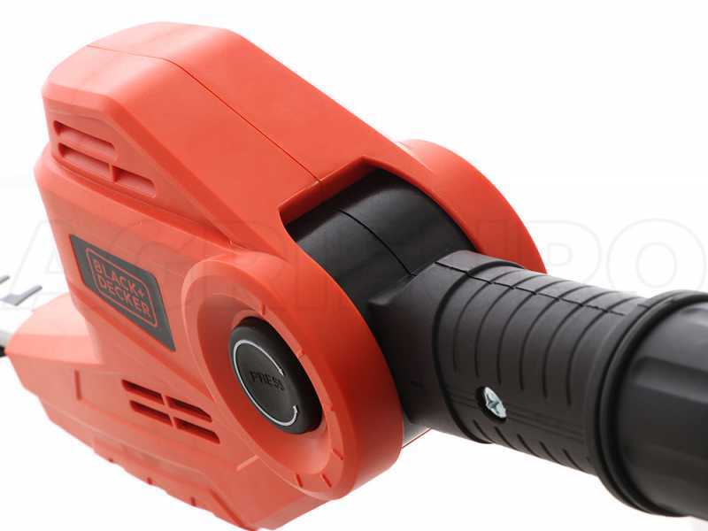 Black &amp; Decker PH5551-QS - Tagliasiepi elettrico su asta di prolunga telescopica orientabile - Lama da 51 cm