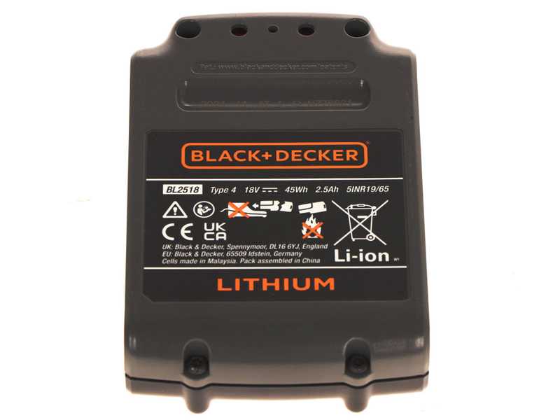Black &amp; Decker STC1820EPC-QW - Tagliabordi a batteria - 18V 2Ah