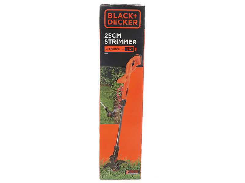 Black &amp; Decker ST182320-QW - Tagliabordi a batteria 18V 2Ah  + in omaggio batteria 18V 2Ah
