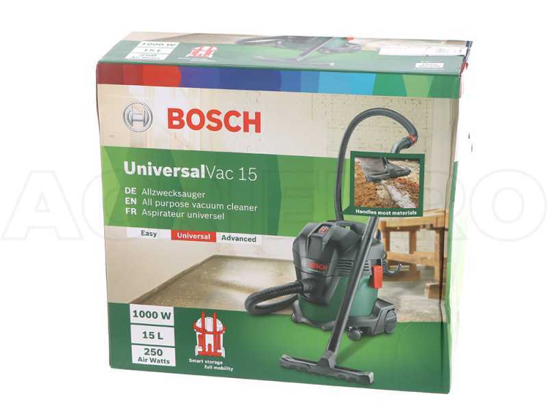 Bosch UniversalVac 15 - Aspirapolvere aspiraliquidi - 1000 W - multifunzione