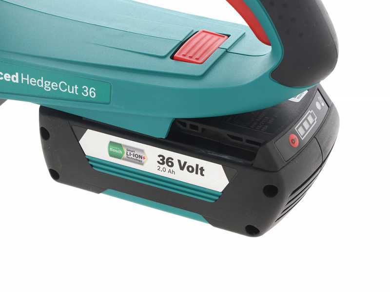 Tagliasiepi elettrico a batteria BOSCH AdvancedHedgeCut 36 - lunghezza lama 54 cm - 36V 2 Ah