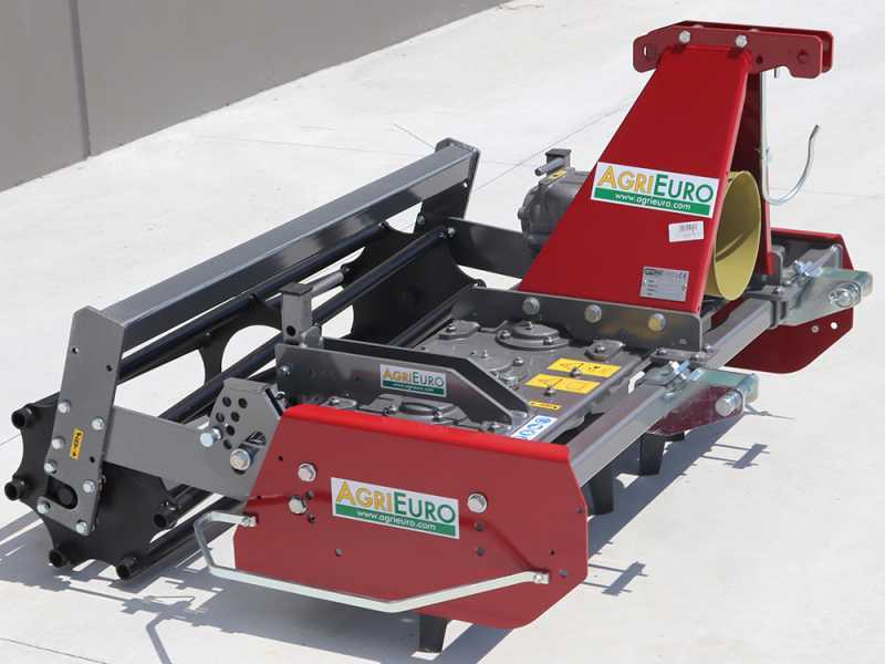 Erpice rotante RF130 - Larghezza di lavoro 130 cm - 12 lame - Serie leggera con rullo a gabbia