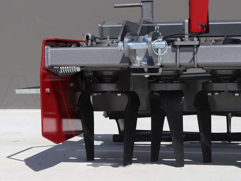 Erpice rotante RH150 - Larghezza di lavoro 150 cm - 14 lame - Serie media con rullo a gabbia