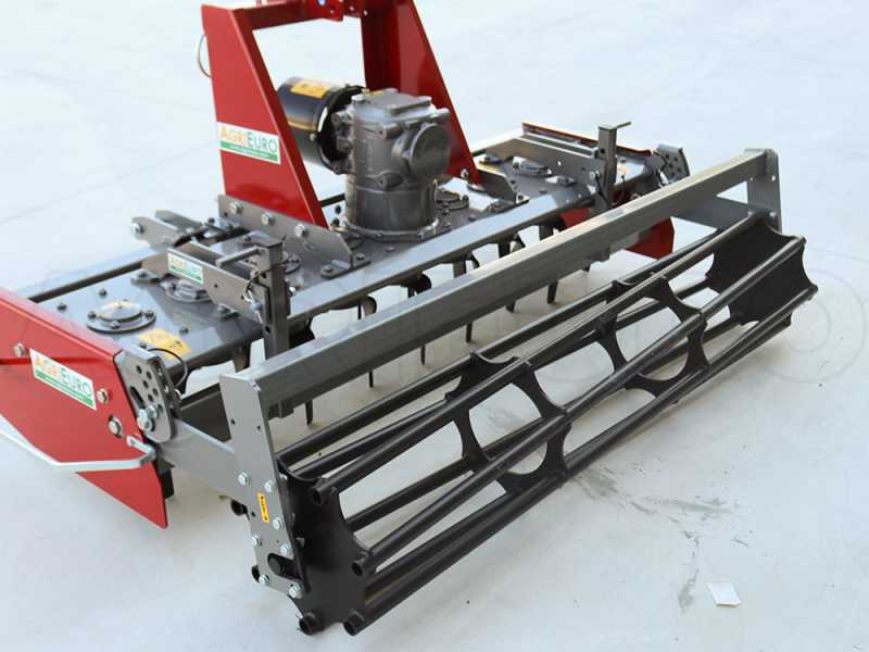 Erpice rotante RH190 - Larghezza di lavoro 190 cm - 18 lame - Serie media con rullo a gabbia
