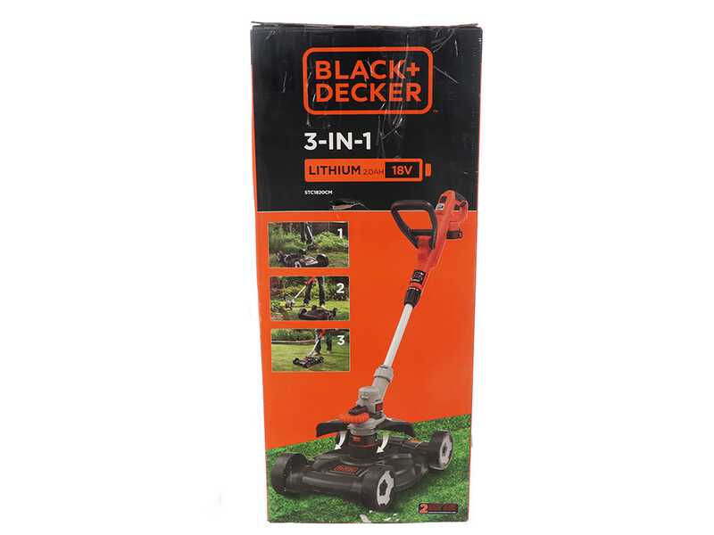 Black &amp; Decker STC1820CM-QW - Tagliabordi 18V 2Ah + in omaggio batteria 18V 2Ah
