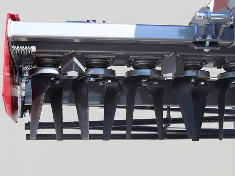 Erpice rotante RH230 - Larghezza di lavoro 230 cm - 22 lame - Serie media con rullo a gabbia