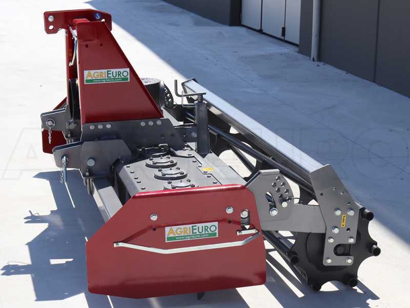 Erpice rotante RM250 - Larghezza di lavoro 250 cm - 22 lame - Serie pesante con rullo a gabbia