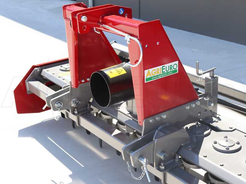 Erpice rotante RM250 - Larghezza di lavoro 250 cm - 22 lame - Serie pesante con rullo a gabbia