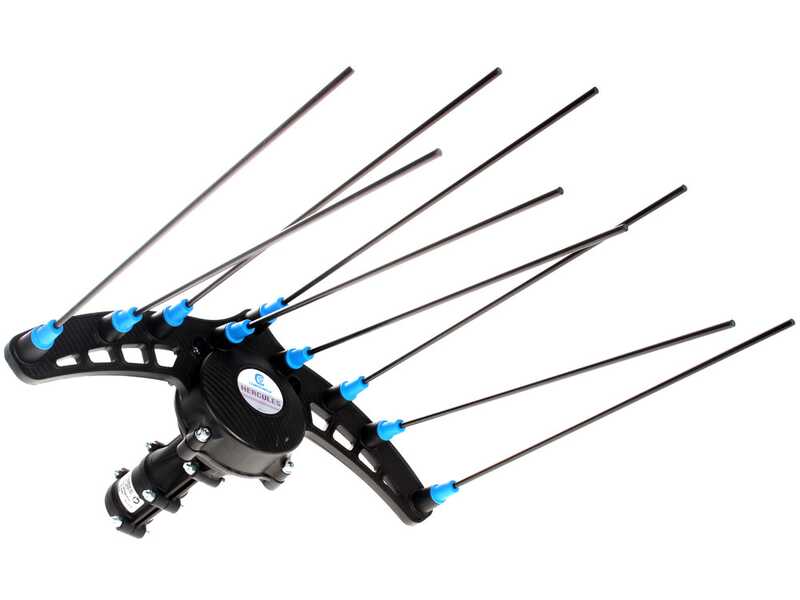 Campagnola HERCULES 58V - Abbacchiatore elettrico a batteria tipo auto con cavo in dotazione - Asta telescopica in carbonio 235/320 cm