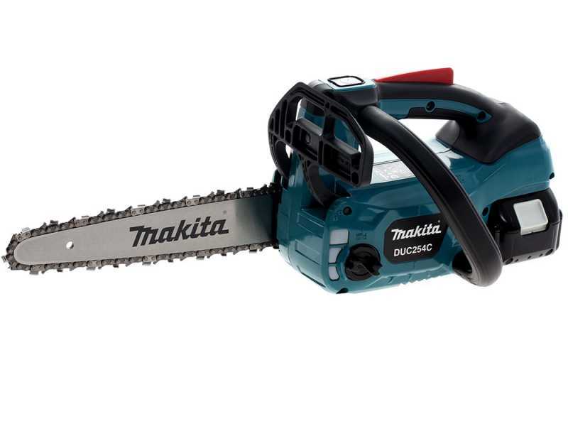 Makita DUC254C - Elettrosega a batteria 18V 3Ah - Barra Carving da 25cm