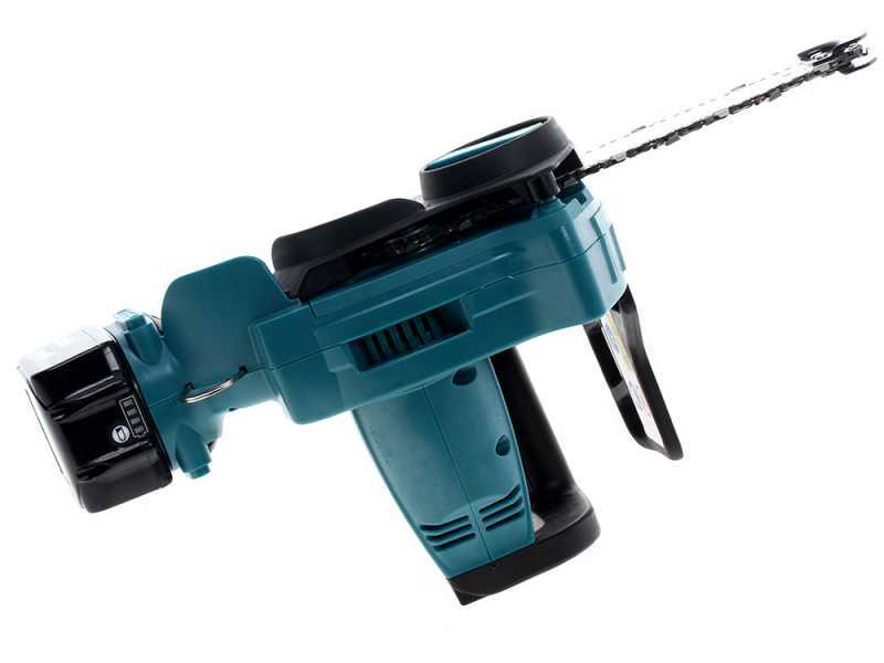 Makita DUC122RTE - Elettrosega a batteria 2 x 18V 5Ah - Lama da 11.5cm 