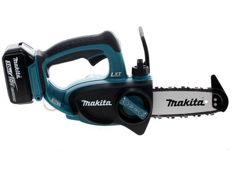 Makita DUC122RTE - Elettrosega a batteria 2 x 18V 5Ah - Lama da 11.5cm 