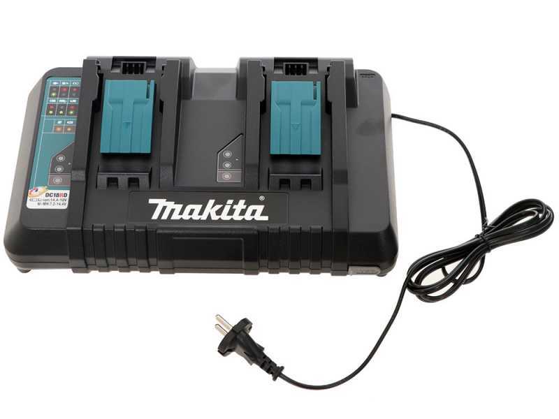 Carriola elettrica con ruote Makita DCU180 con vasca - batteria 5Ah/18V (2x18v)