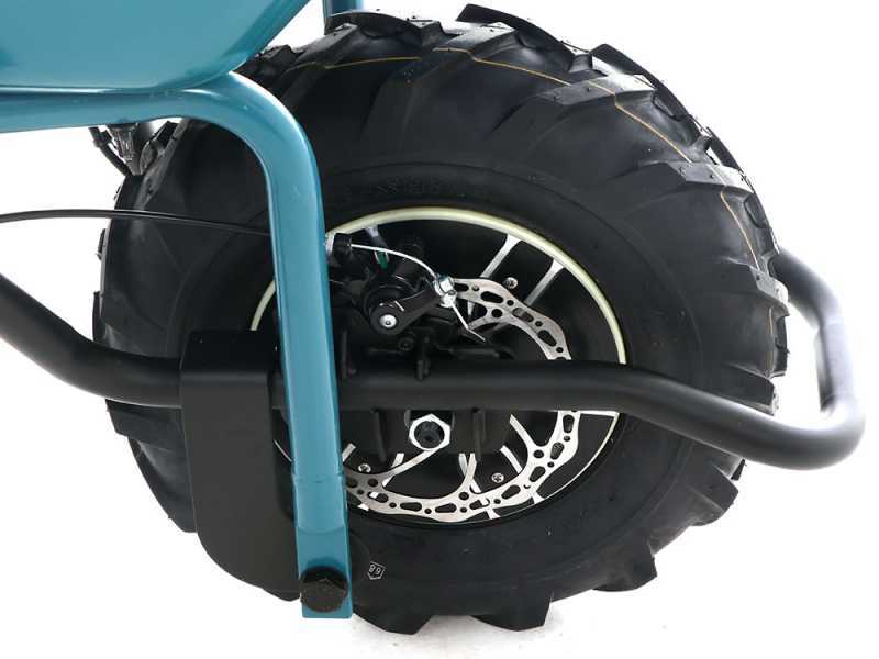 Makita DCU180 - Carriola elettrica a ruote con telaio tubolare - SENZA BATTERIA e CARICABATTERIA