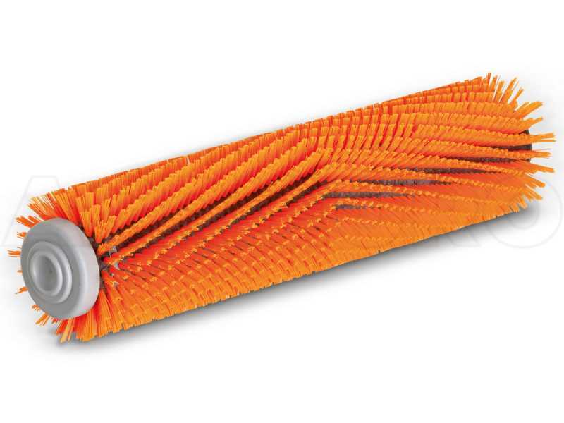 RULLO SPAZZOLA ARANCIONE, MEDIO - DURO, 300&not;MM