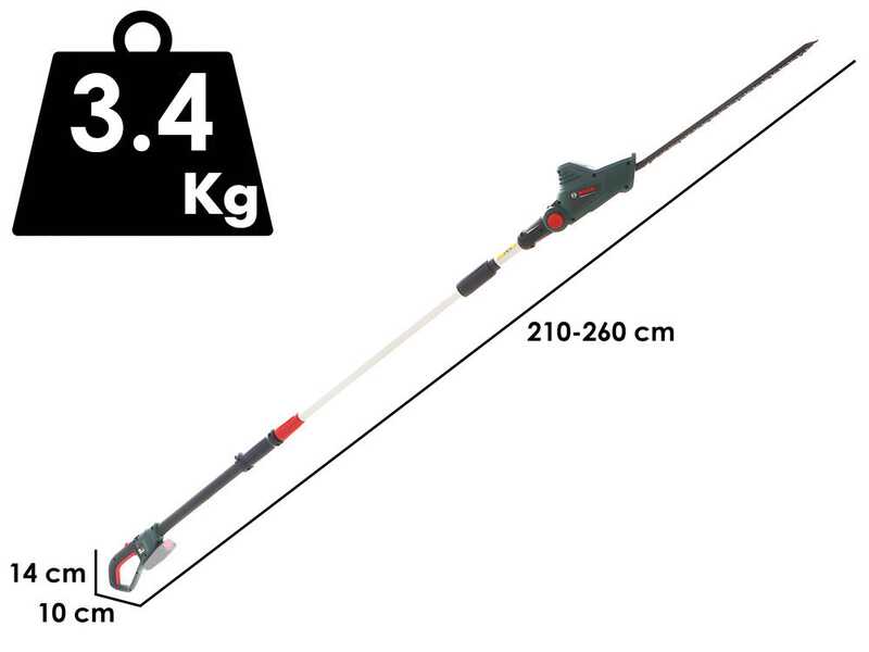 Bosch UniversalHedgePole 18 - Tagliasiepi su asta di prolunga a batteria - SENZA BATTERIE E CARICABATTERIE