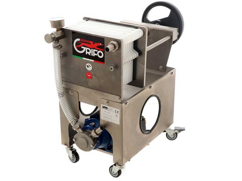 Grifo Professional FCP10-Olio - Filtro a cartoni per olio carrellato - Pompa in INOX