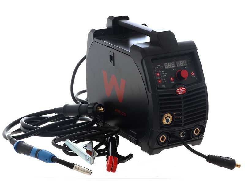 Awelco Smartmig 2200 - Saldatrice Inverter Multiprocesso (MIG-MAG/MMA/TIG LIFT), corrente continua (DC) - GAS/NO GAS