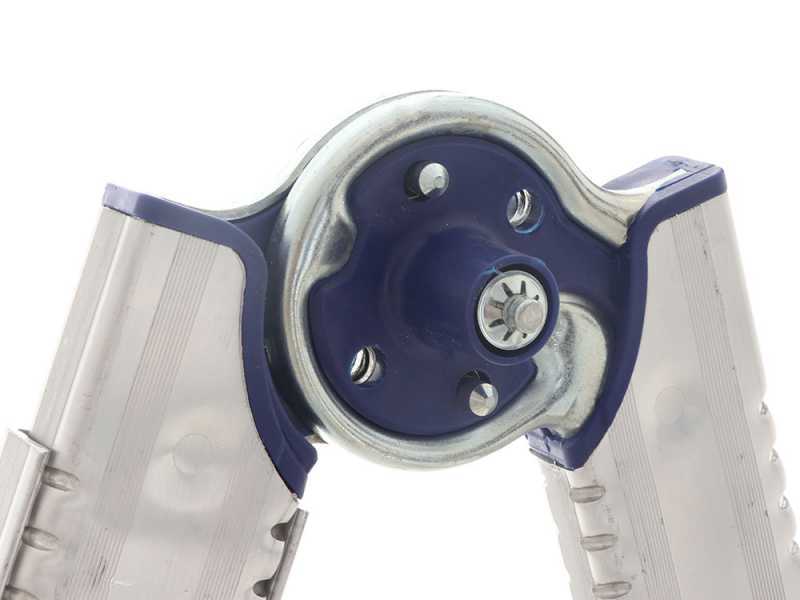 Facal Briko Blu BB/2, 2x8 gradini, 4 m - Scala in alluminio telescopica - Altezza stimata operativa 4.90 m