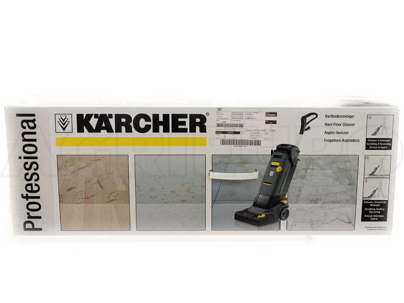 Lavasciuga pavimenti compatta Karcher Pro BR 30/4 C - superficie da 20 a 200 m&sup2; - 820 W