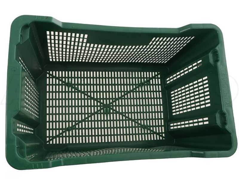 Nr. 52 Cassette in plastica multiuso impilabili e sovrapponibili con laterali rinforzati