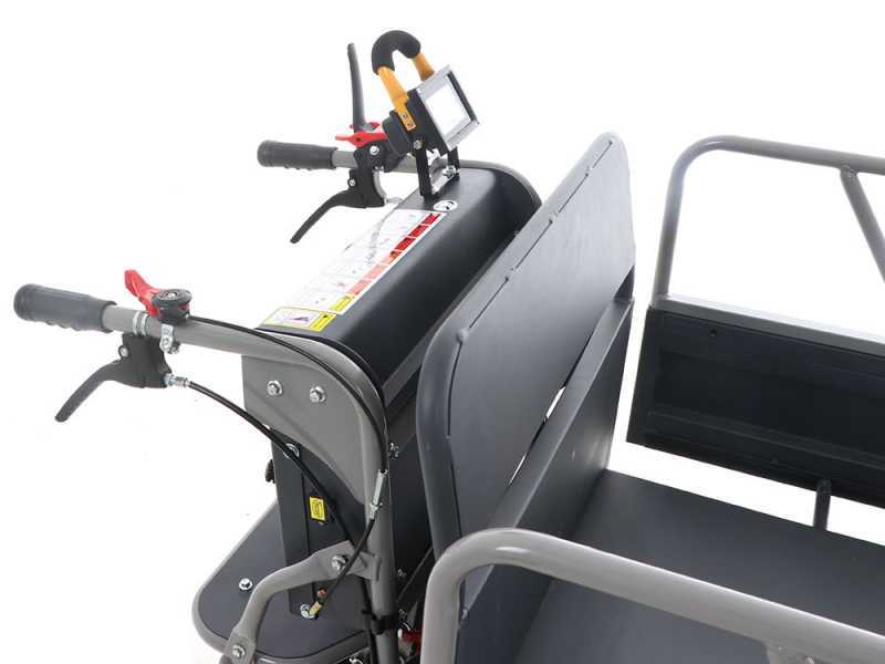 Blackstone TB 4500 E - Carriola elettrica a batteria 60V/20Ah - Faro LED e sponde estensibili