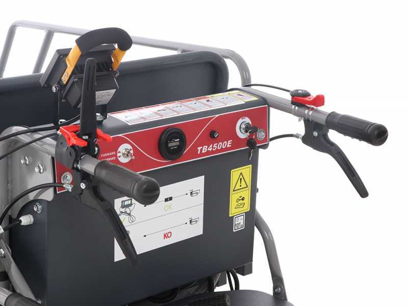 Blackstone TB 4500 E - Carriola elettrica a batteria 60V/20Ah - Faro LED e sponde estensibili