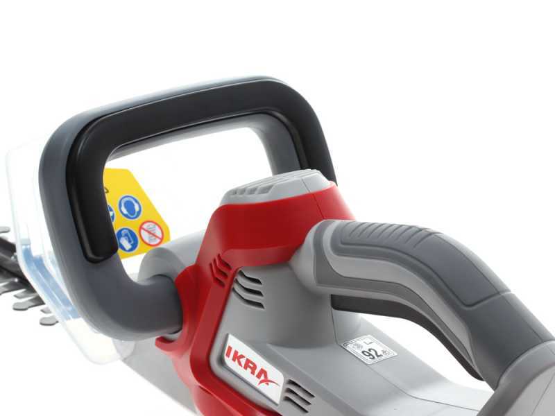 Ikra IAHS 20-1 - Tagliasiepi elettrico a batteria al litio 20V/2Ah - Lama da 54 cm