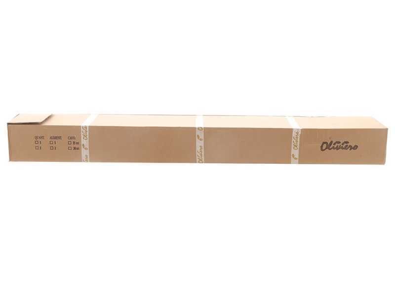 Oliviero Flex Basic Fisso - Abbacchiatore elettrico a batteria - asta in alluminio - 240 cm