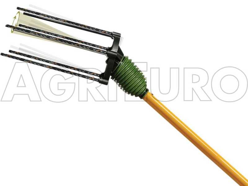 Oliviero Light 2.0 - Abbacchiatore elettrico a batteria - Asta in alluminio fissa 245 cm