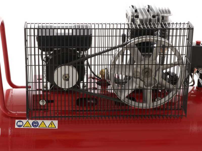 GeoTech-Pro BACP100-10-3 - Compressore aria elettrico a cinghia - Motore 3 HP - 100 lt - 10 bar