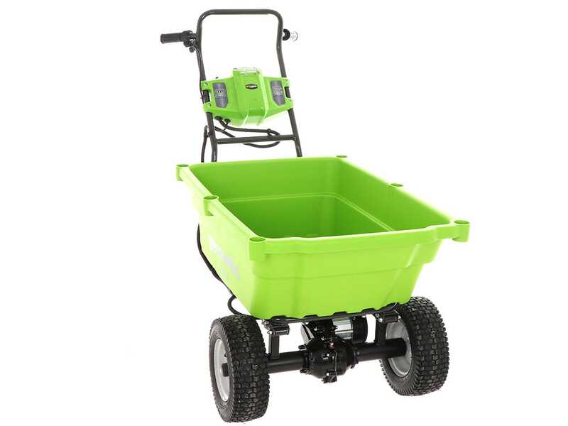 Greenworks G40GC Garden Cart - Carriola elettrica a batteria 40V 4Ah