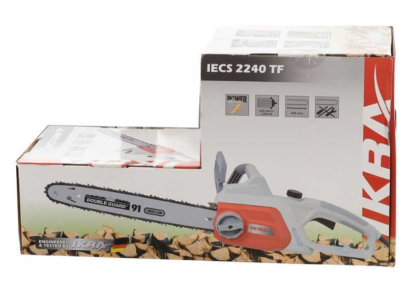 Ikra IECS 2240 TF - Elettrosega da 2200 W - Lama da 40cm