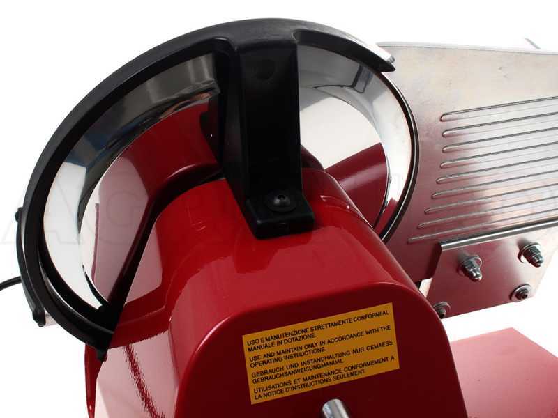Seven Italy PS 220 PRO Rossa - Affettatrice con lama da 220 mm - affilatoio compreso - 160 Watt