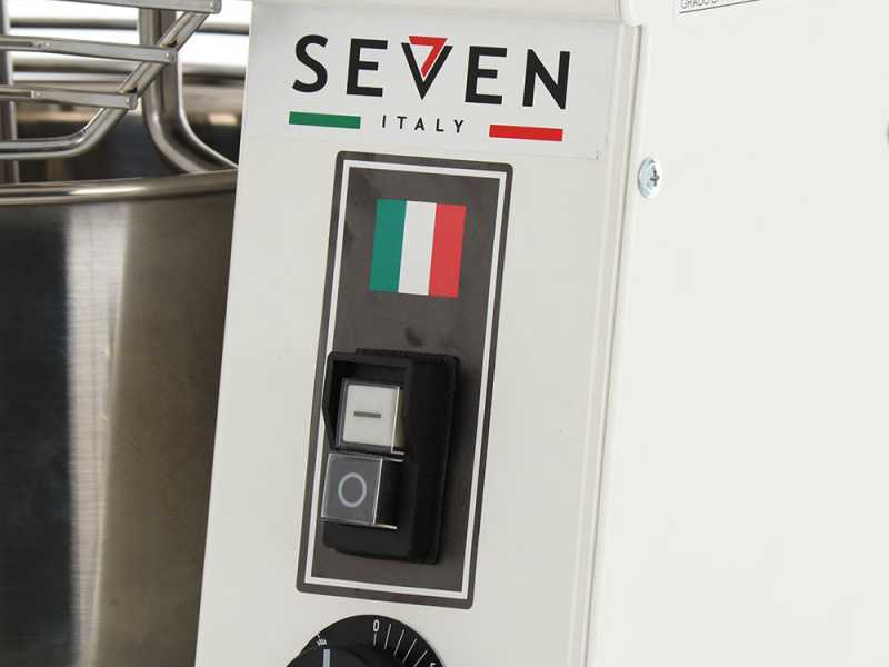 Seven Italy GH 10 - Impastatrice a spirale - 230V - Con ruote e timer