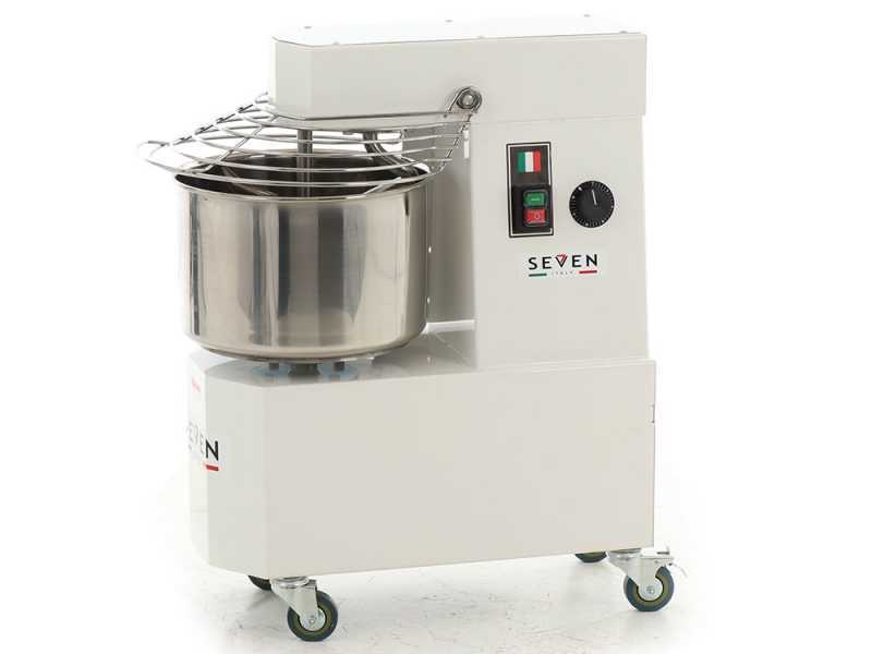 Seven Italy GH 15 - Impastatrice a spirale - 400V - Con ruote e timer