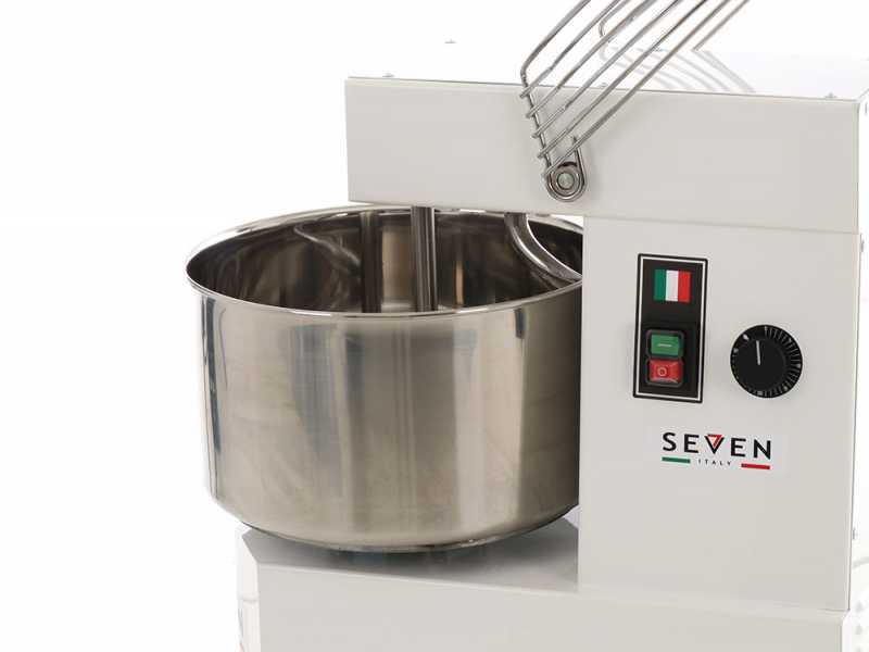 Seven Italy GH 20 - Impastatrice a spirale - 400V - Con ruote e timer