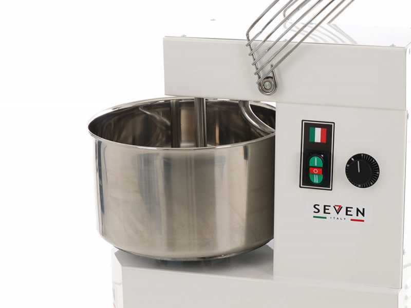 Seven Italy GH 20 2V - Impastatrice a spirale - 230V - Con ruote e timer - 2 Velocit&agrave;