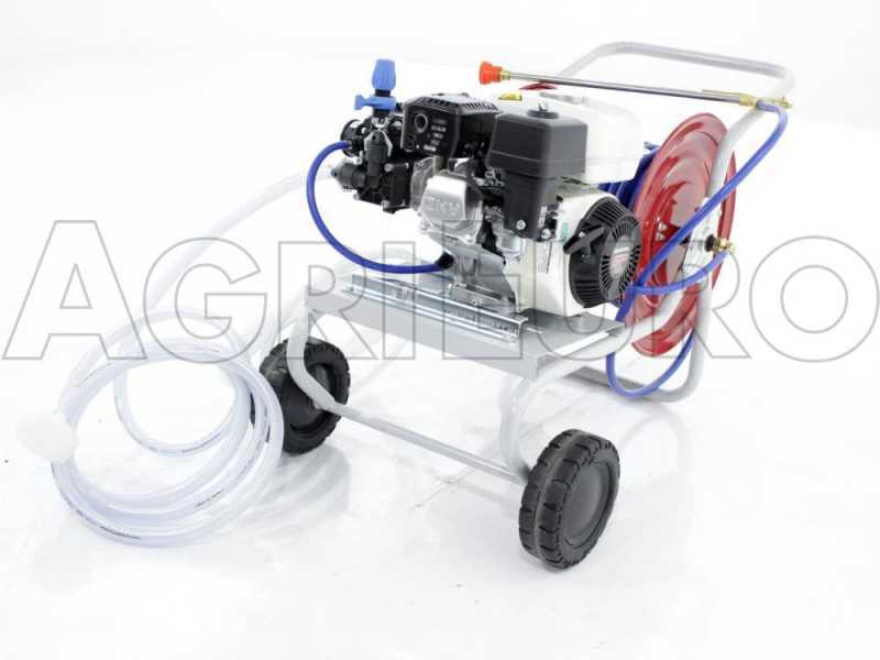 Kit motopompa irrorazione con carrello - Pompa Comet MC25 motore Honda GP160