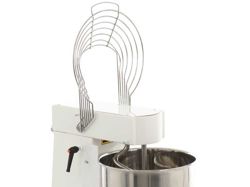Seven Italy GHR 20 2V - Impastatrice a spirale - 230V - Con ruote e timer - 2 Velocit&agrave;