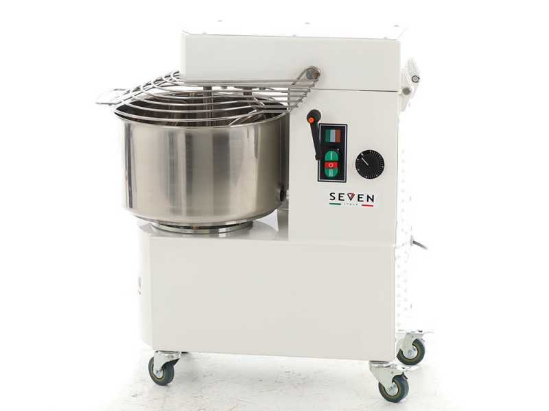 Seven Italy GHR 20 2V - Impastatrice a spirale - 230V - Con ruote e timer - 2 Velocit&agrave;