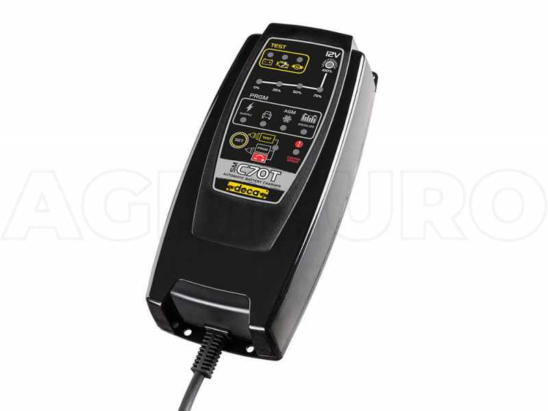 Caricabatterie automatico e mantenitore di carica DECA SM C70T - batterie fino a 150Ah