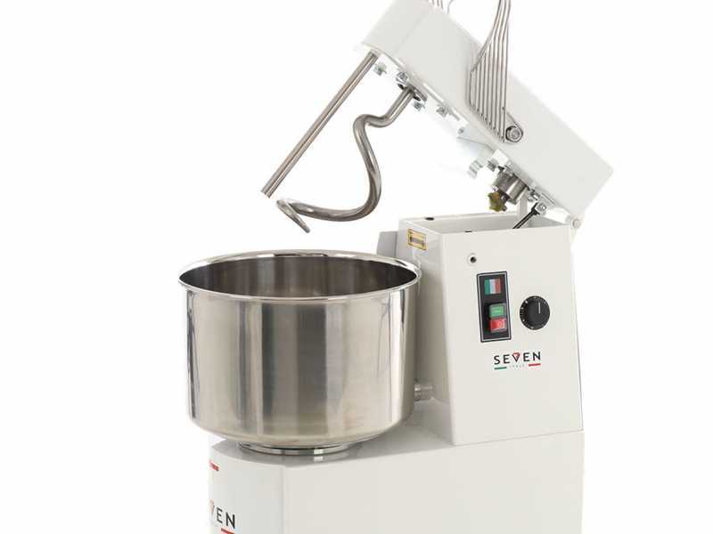 Seven Italy GHR 30 - Impastatrice a spirale - 230V - Con ruote e timer