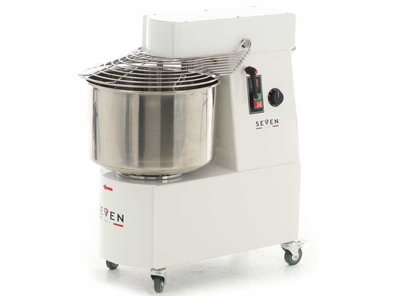 Seven Italy GHR 30 - Impastatrice a spirale - 230V - Con ruote e timer