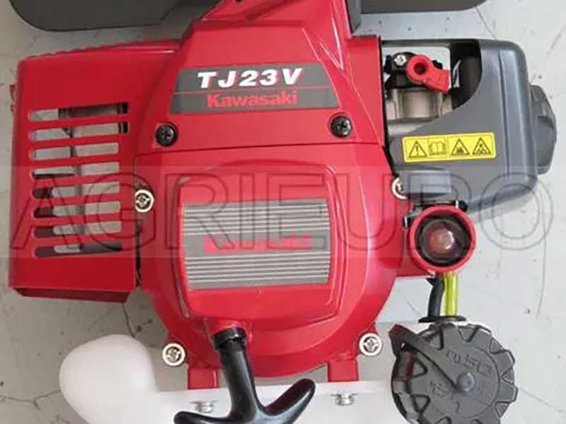 Blue Bird TJ23V - Tagliasiepi a scoppio con lama da 60 cm - Motore Kawasaki da 23,3 cc