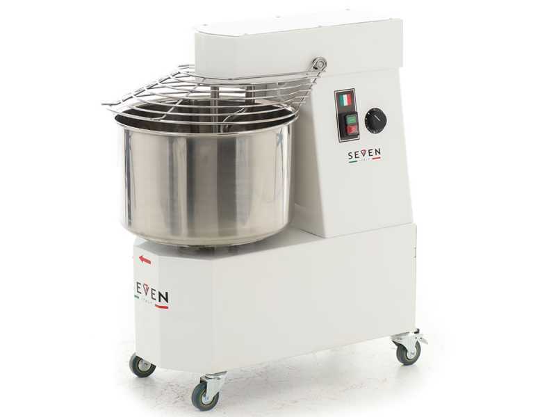 Seven Italy GH 30 - Impastatrice a spirale - 400V - Con ruote e timer