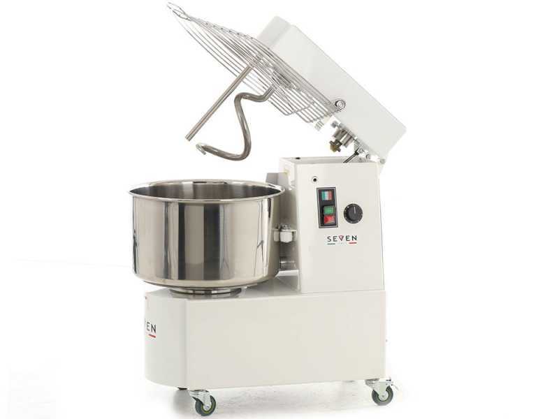 Seven Italy GHR 40 - Impastatrice a spirale - 230V - Con ruote e timer